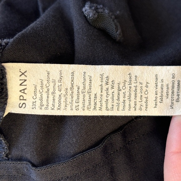 Spanx On the Go Ankle Slim Straight Pant 20365R Black XL - Picture 7 of 9